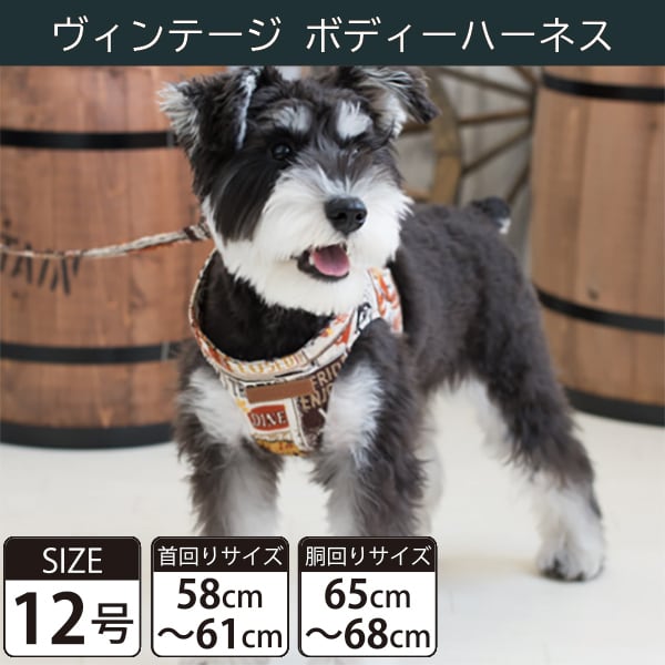 【受注生産品】Toto&Pal(トトパル) ボディーハーネス・ヴィンテージ(12号)