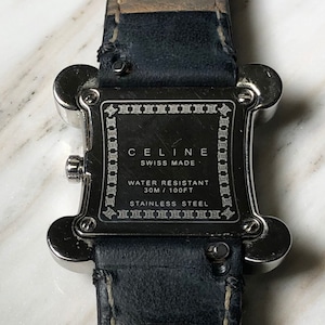 CELINE quartz watch "macadam"