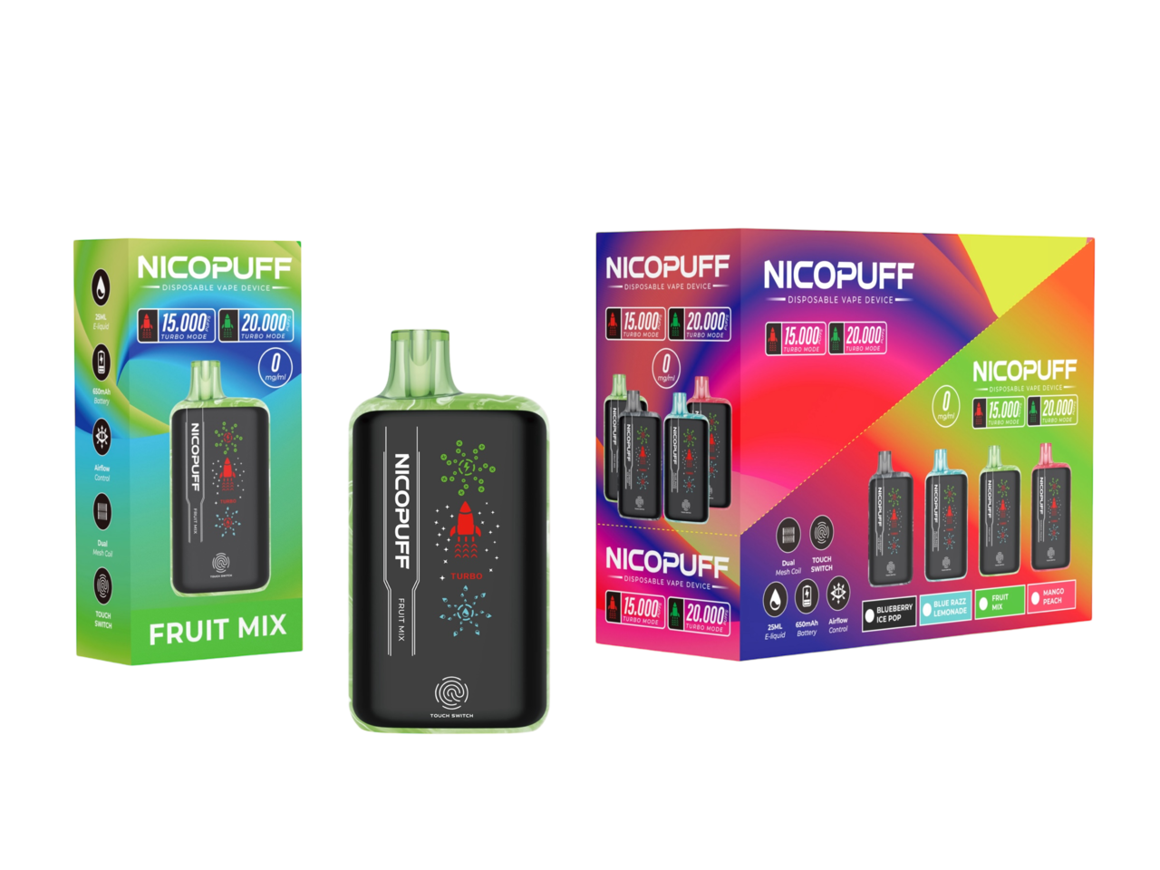 NICOPUFF GALAXY  まとめて５個セット『お得にゲット』