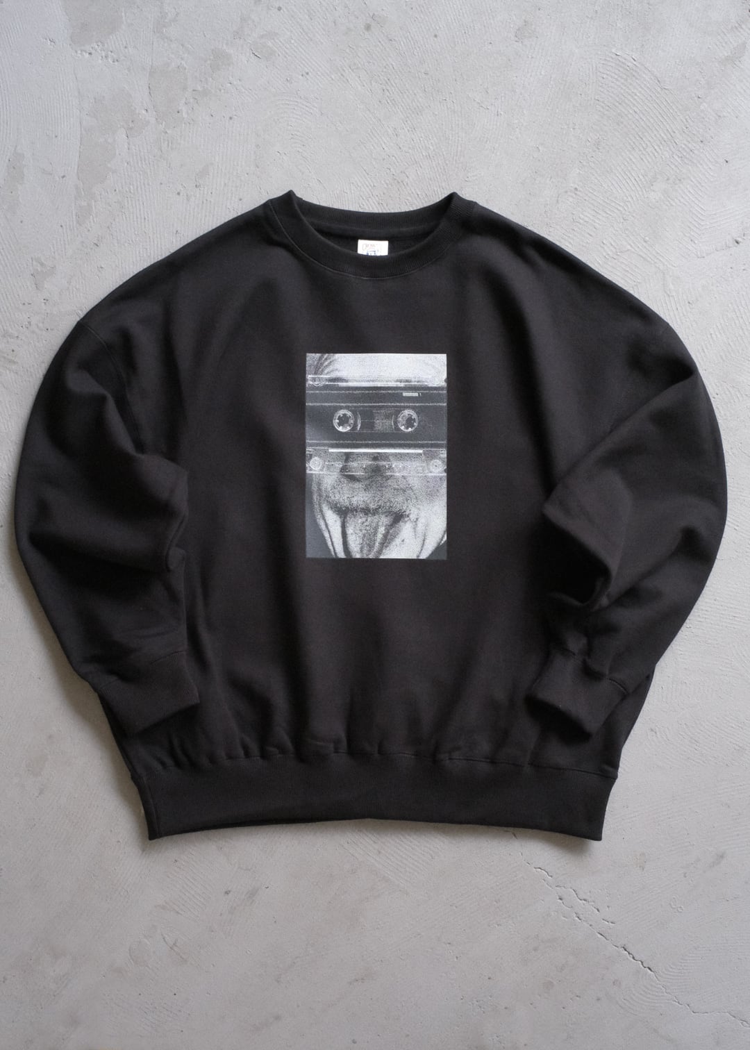 "blindfolded man" sweat in black