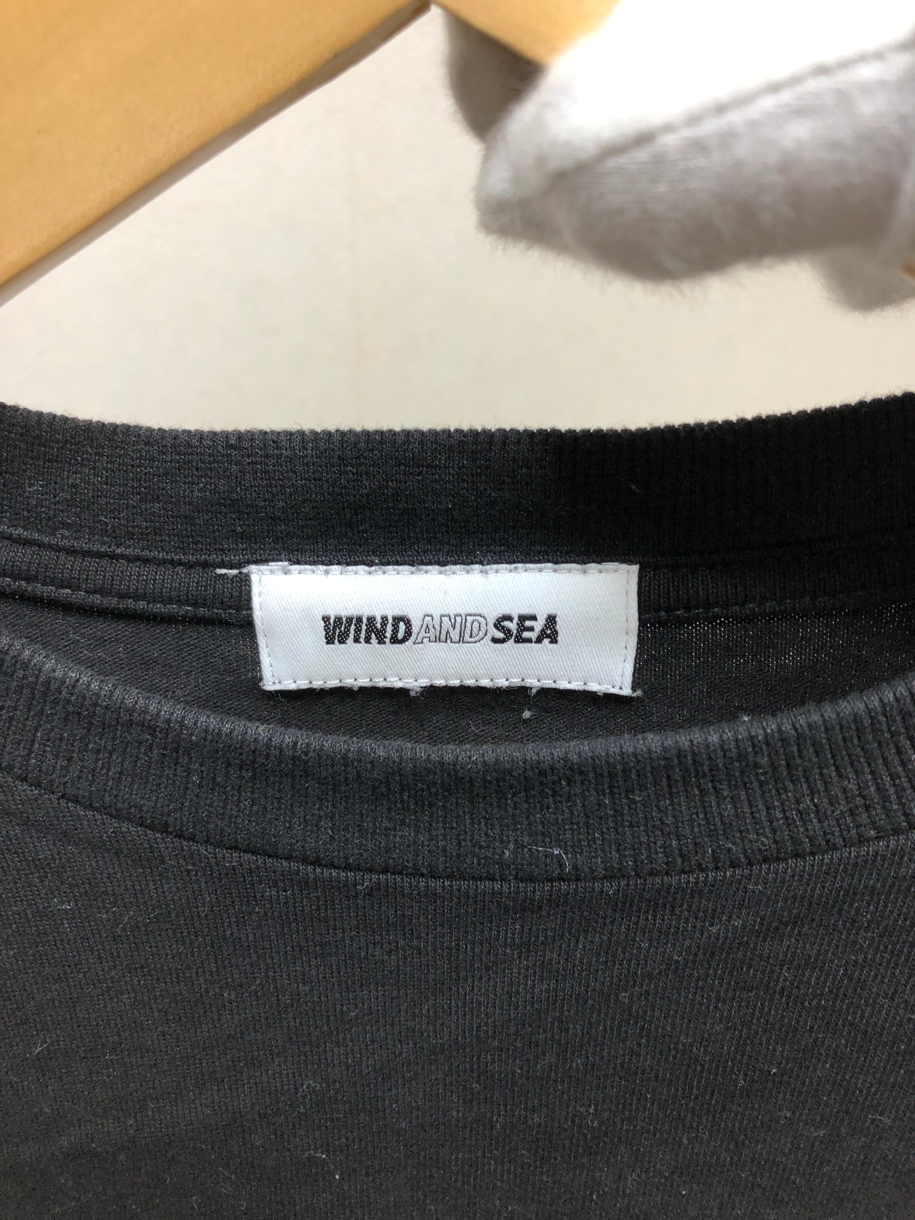 530342○ WIND AND SEA BEYOUTH ロンT L チェック ロゴ Tシャツ ウィン ...