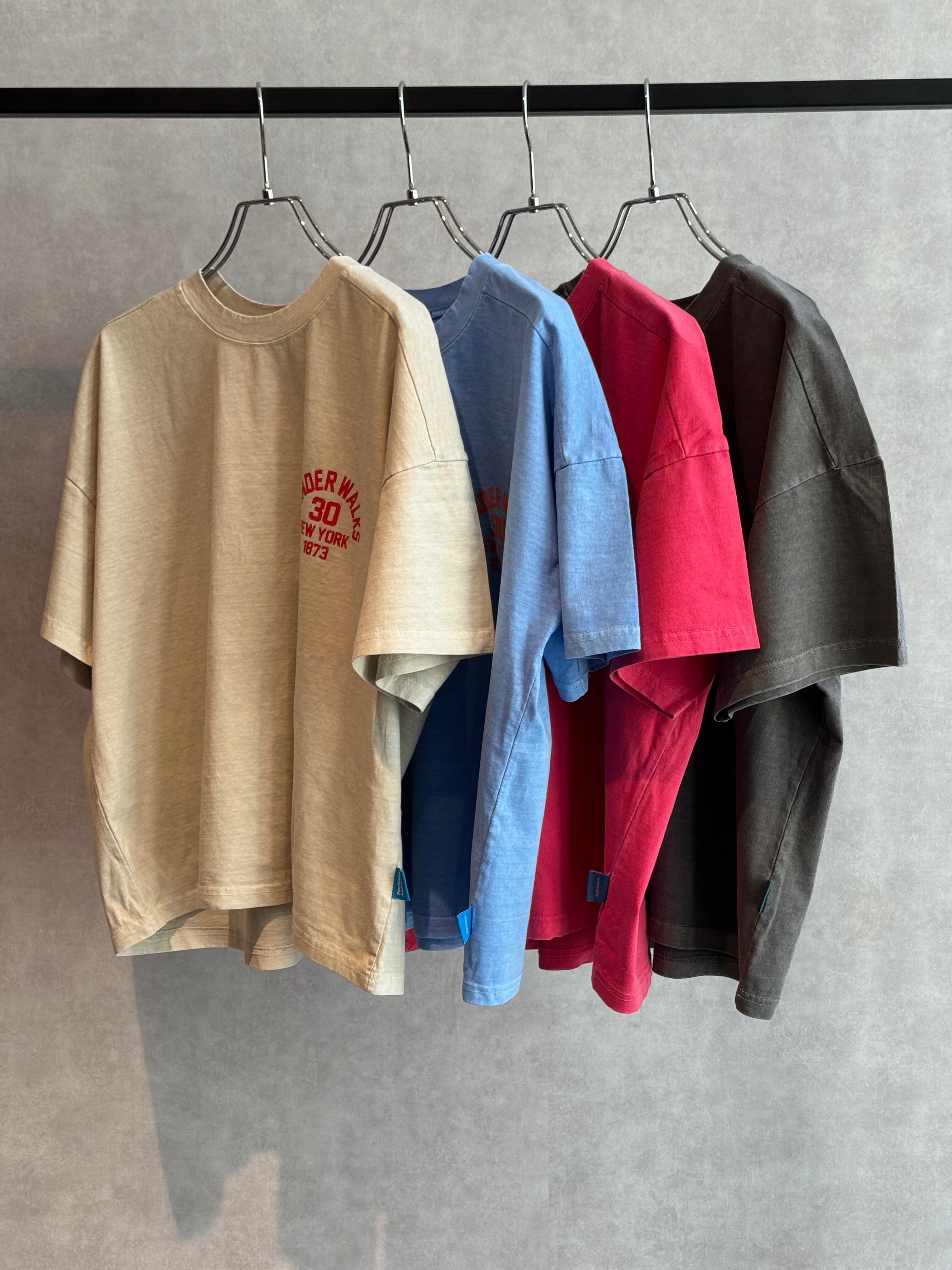 back color logo short T-shirt