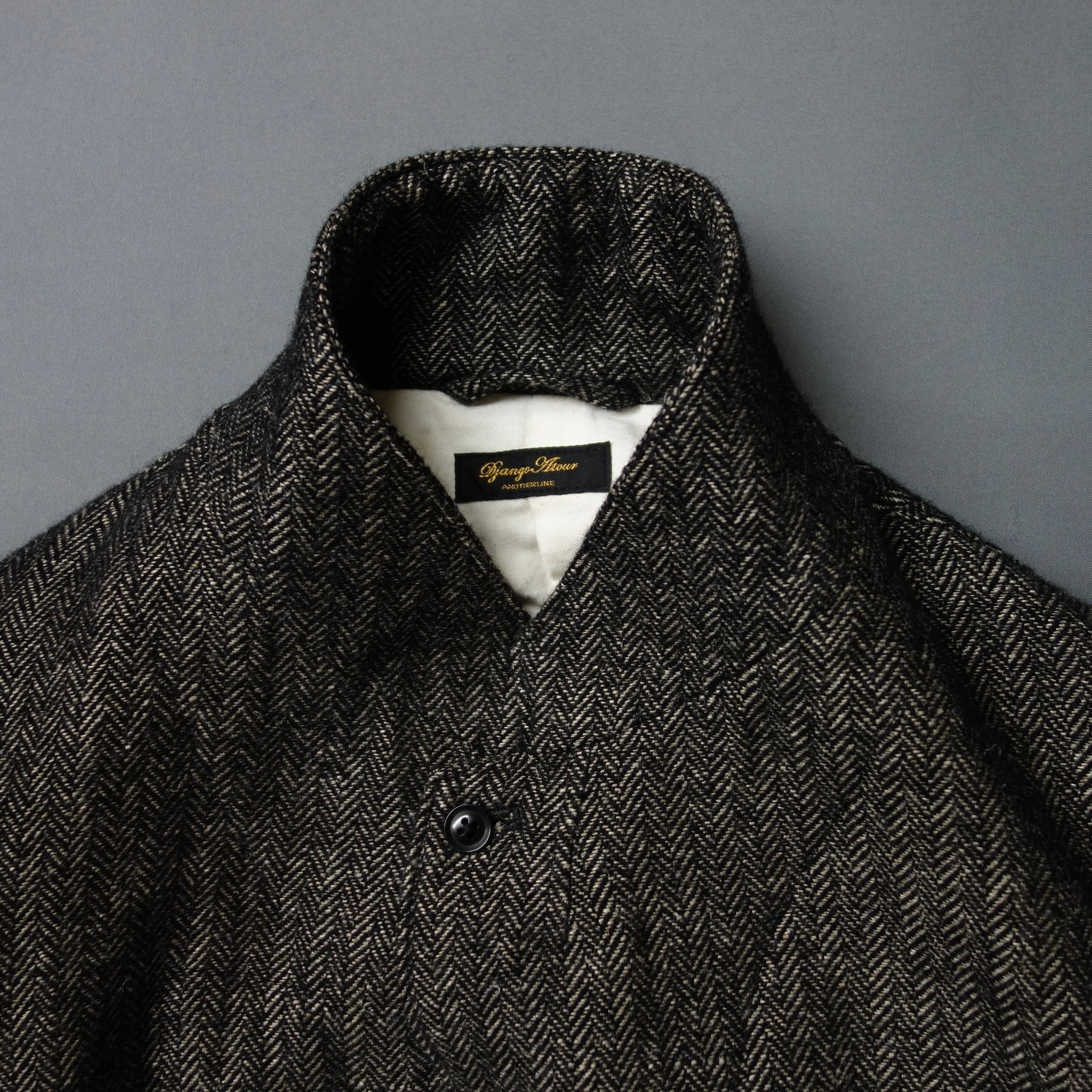 classic farmers woollinen jacket / black