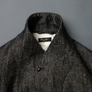 classic farmers woollinen jacket / black
