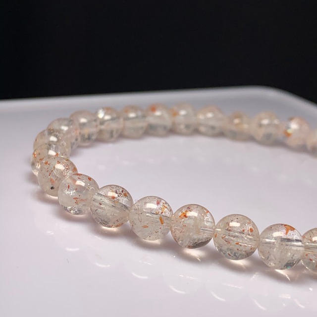 4クリアタイプ✩サンストーンブレスレット