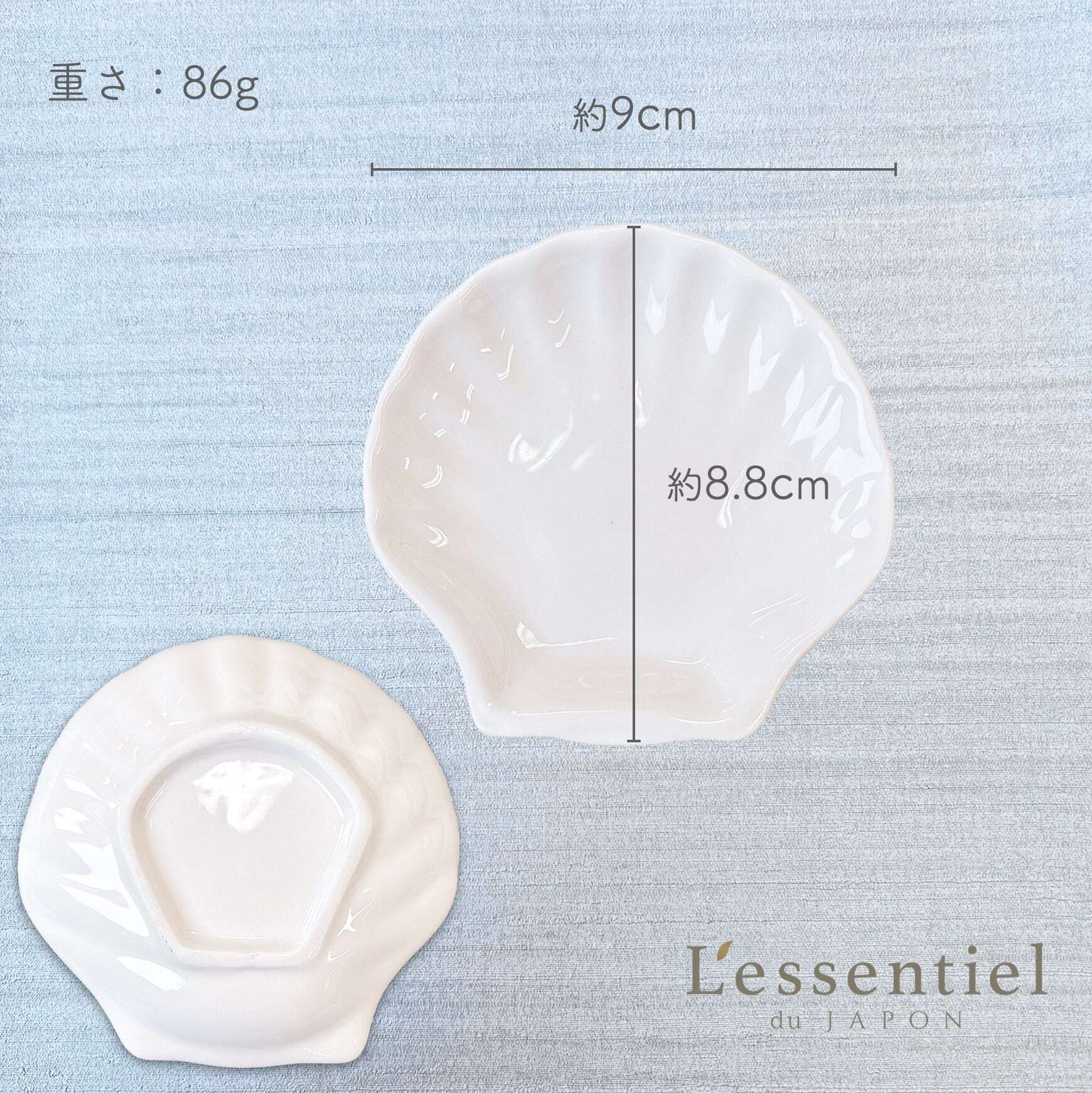 シェル トレー 】 1枚 ホワイト 貝 貝殻 海 ハワイ 器 食器 お皿 小皿