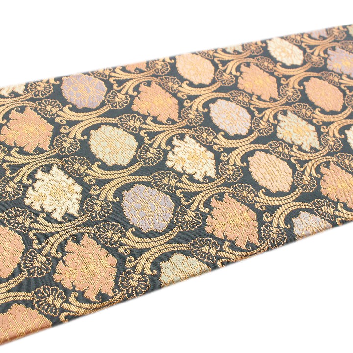 ワントーンの【有職文様】　お茶会・各種式典に…　特別上質な【本袋帯】です ワント ンの 有職文様 お茶会 各種式典に 特別上質な 本袋帯 です