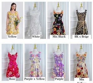 ブラッシュ・ペタル　フラワーキャミドレス　M25205