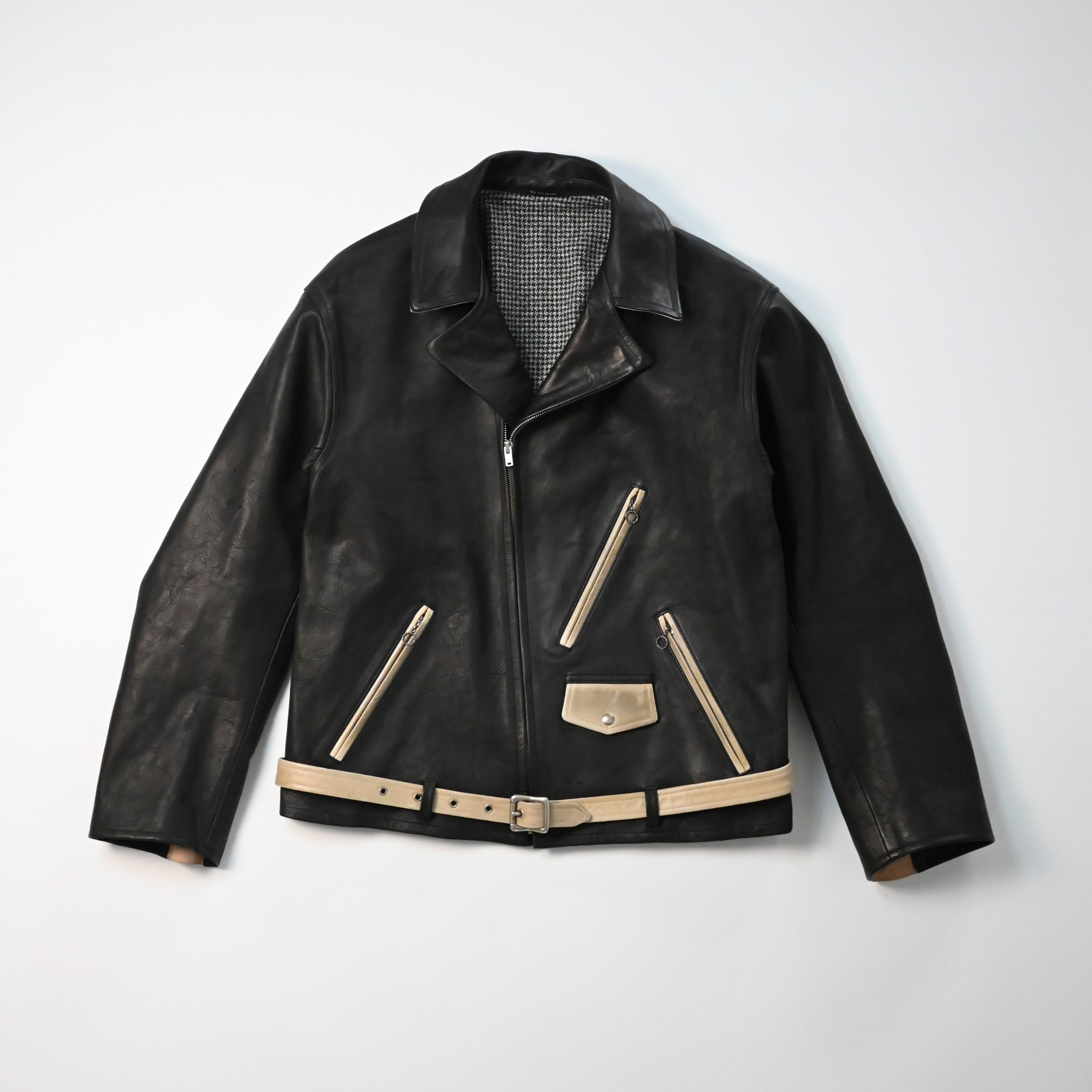 OLD JOE / PATINA HORSE-HIDE PERFECTO JACKET (Two-Tone) | GANKO