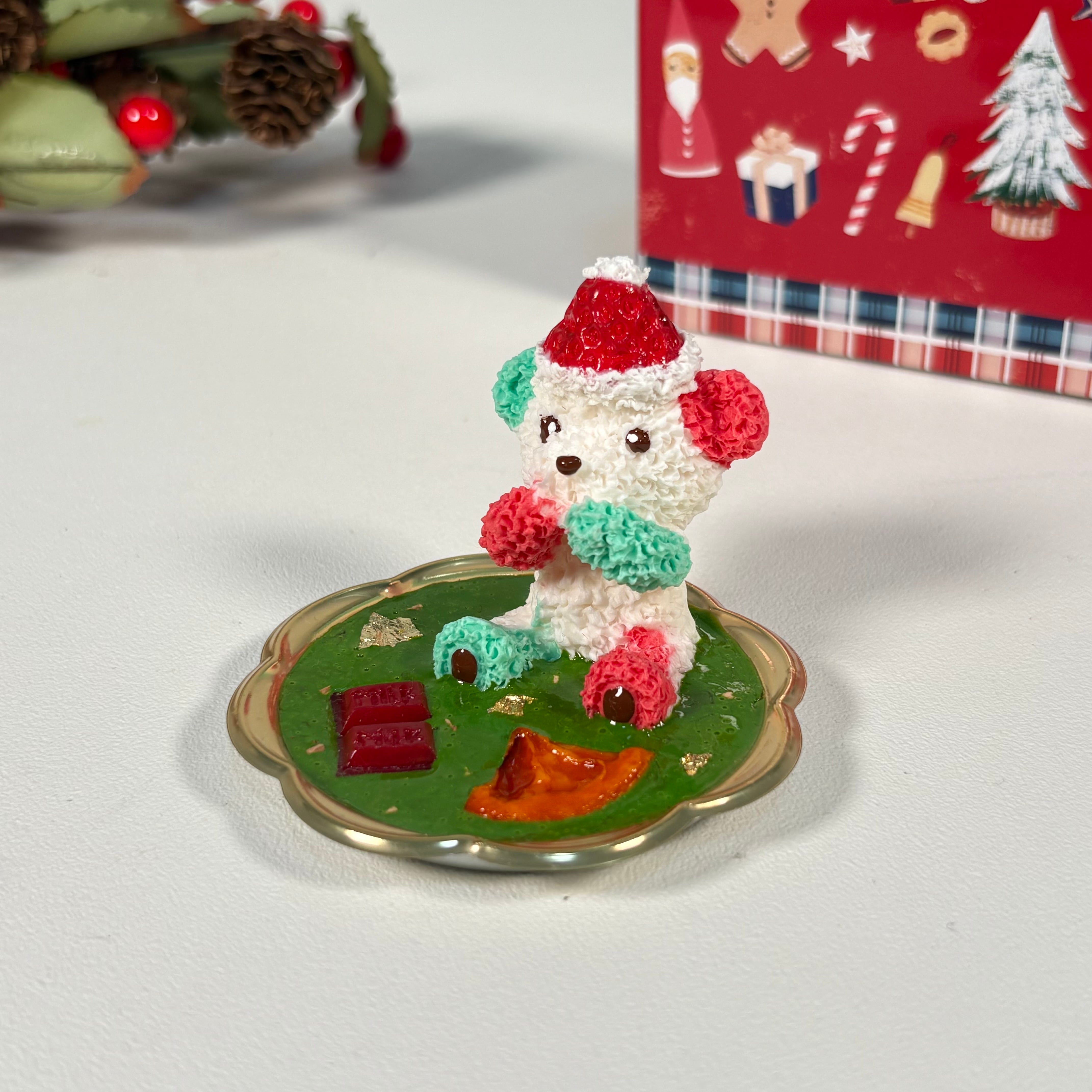 レアくまサンタバークチョコアクセサリートレイ