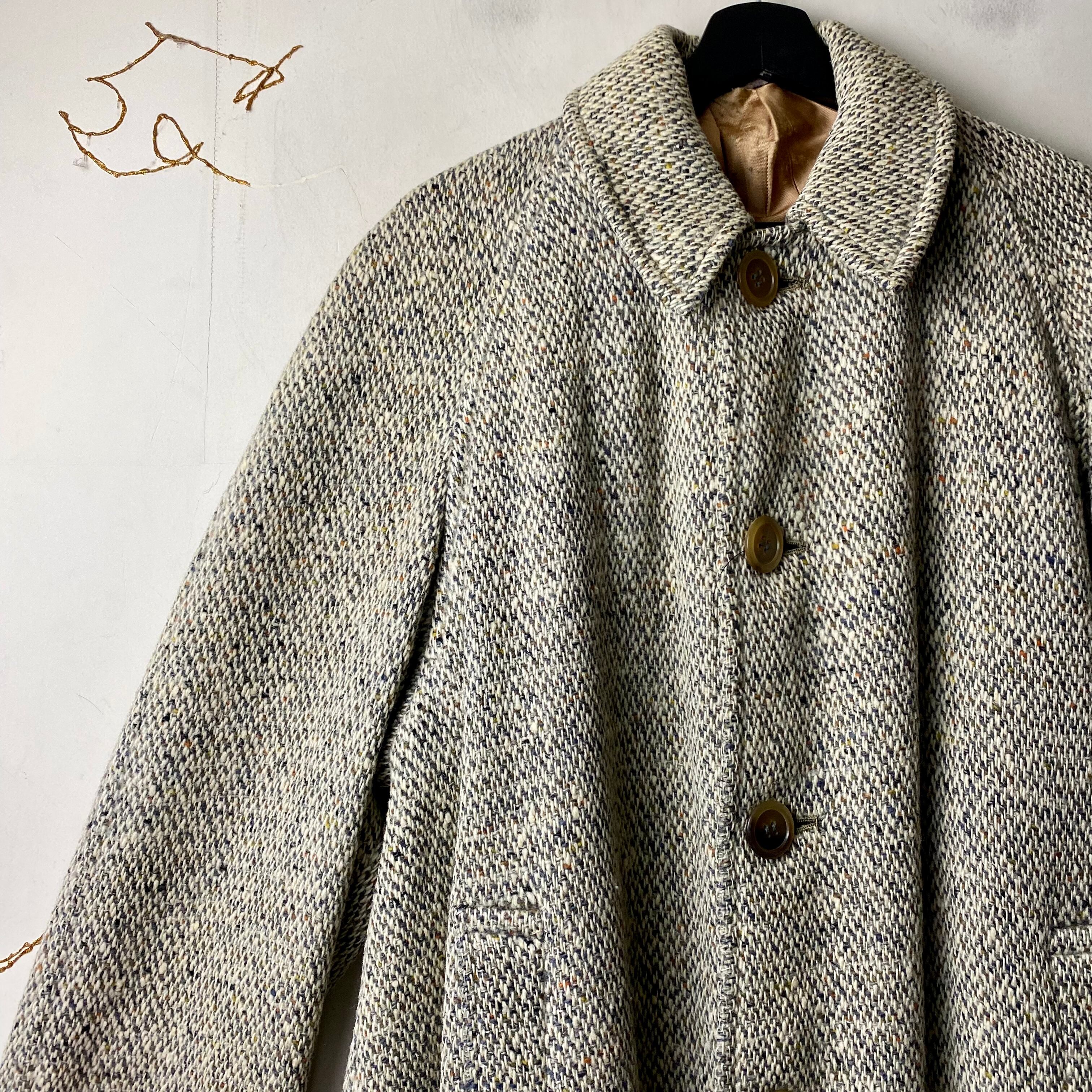 vintage 1950's BURBERRYS irish tweed single coat | NOIR ONLINE