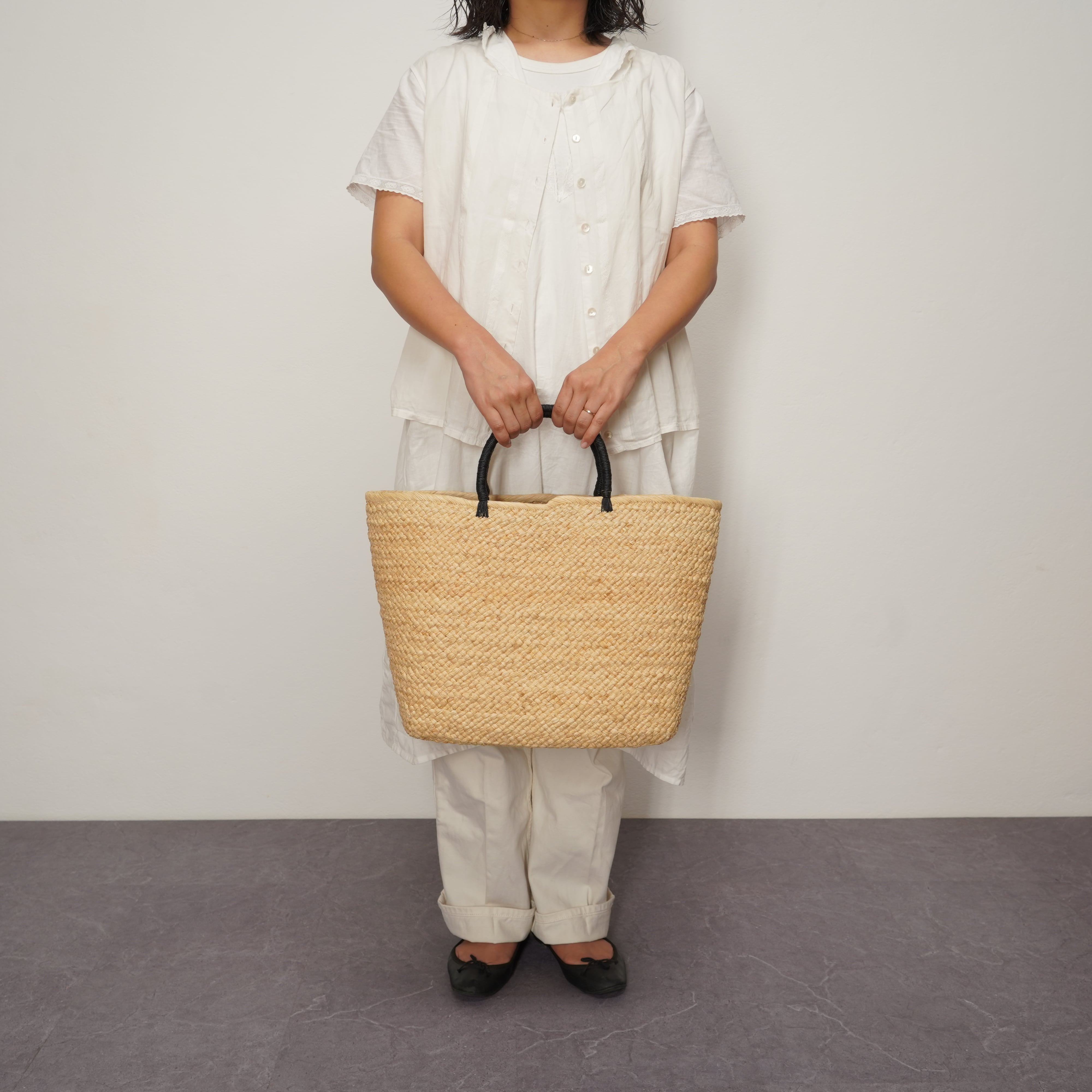 Marche Bag (L) - Color handle | AMPIANA