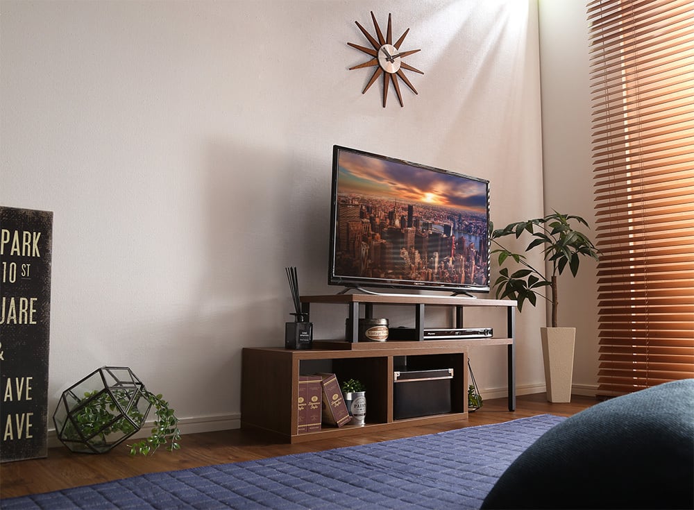 全2色】お部屋が狭くても使える！ヴィンテージ伸縮テレビ台 | TKSKSHOP