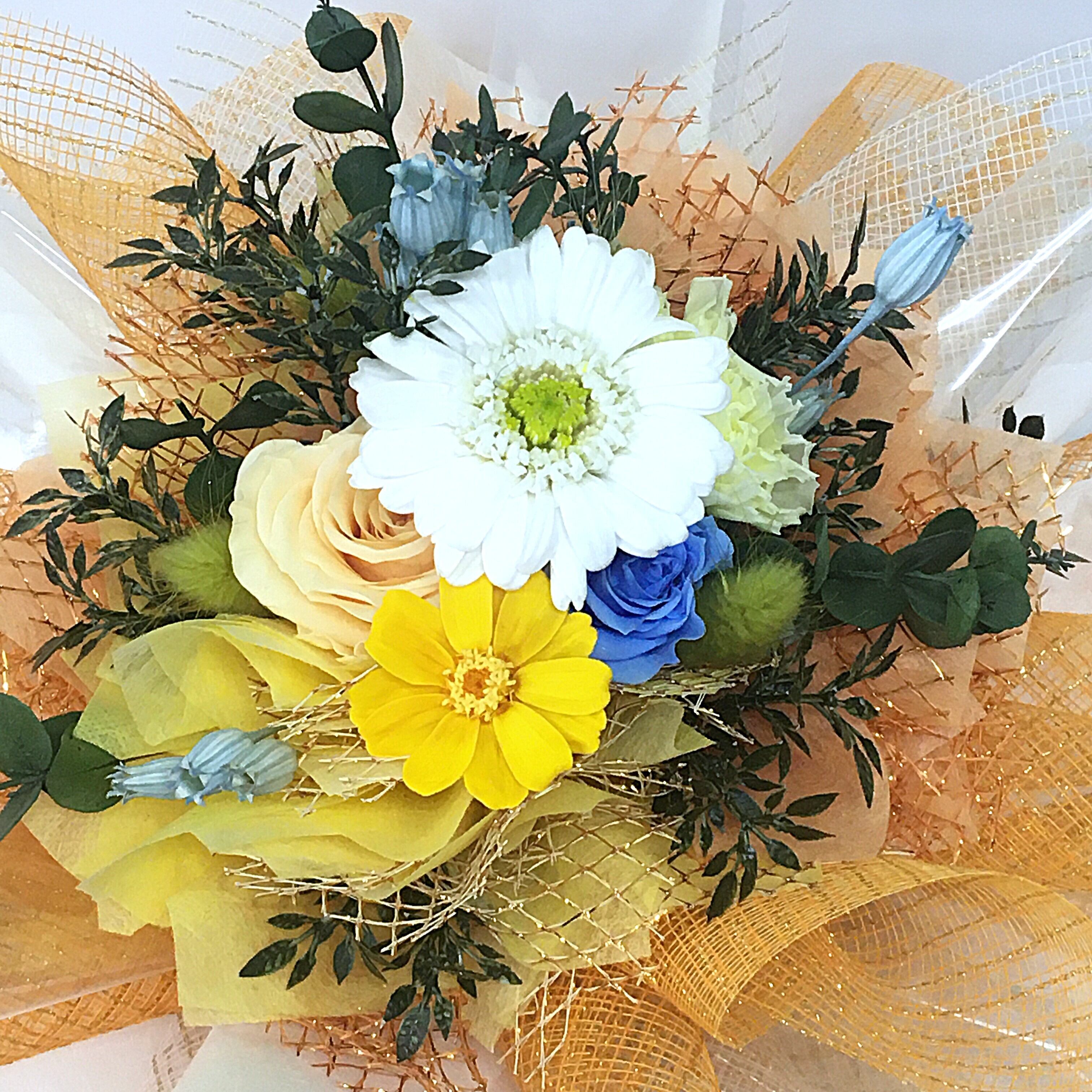 韓国風アーティシャルブーケ　ブーネトニアセット 韓国風アーティシャルブーケ ブーネトニアセット