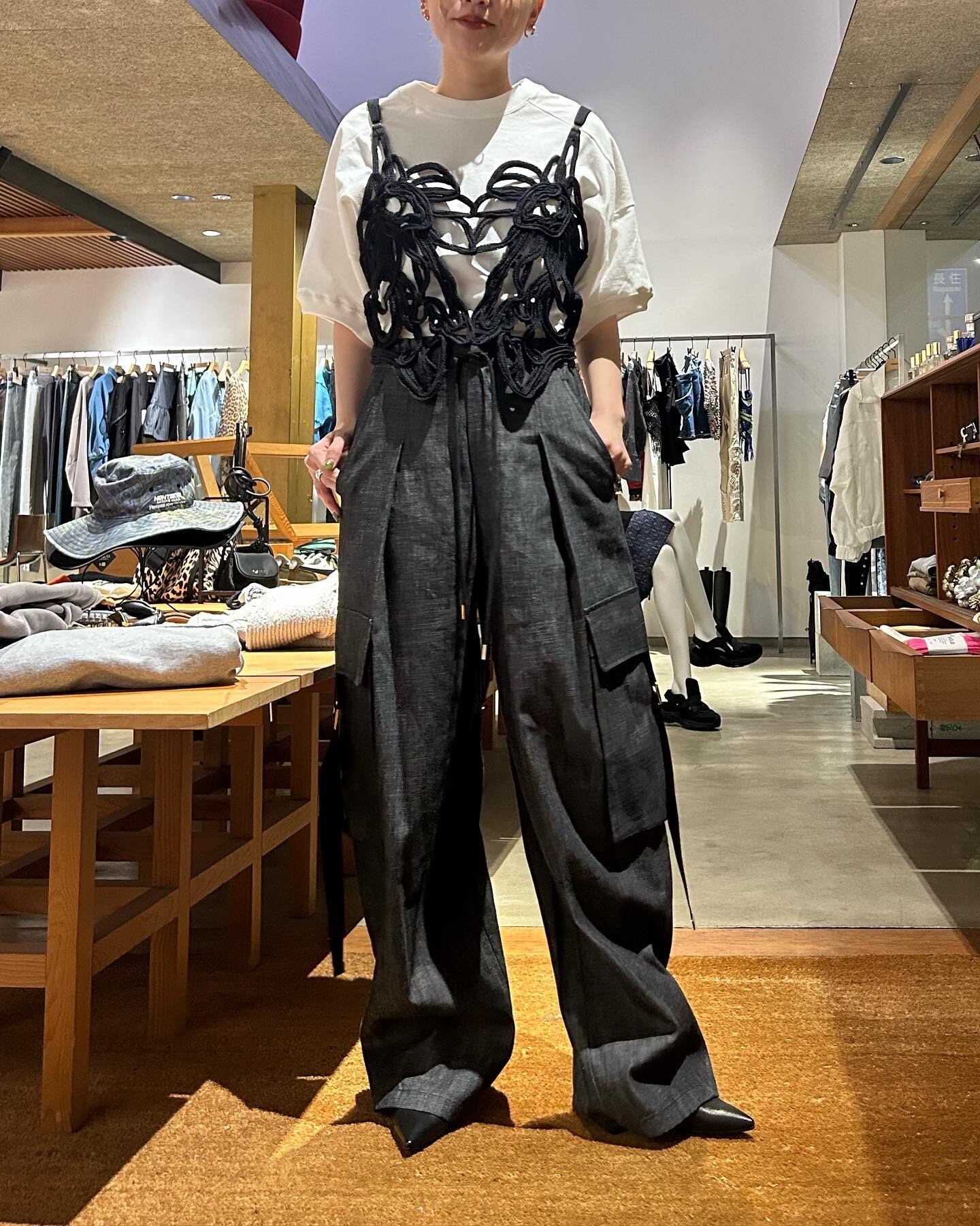 24SS】 MUKASA ムカサ/ Embroidery camisole | TRENTオンライン 