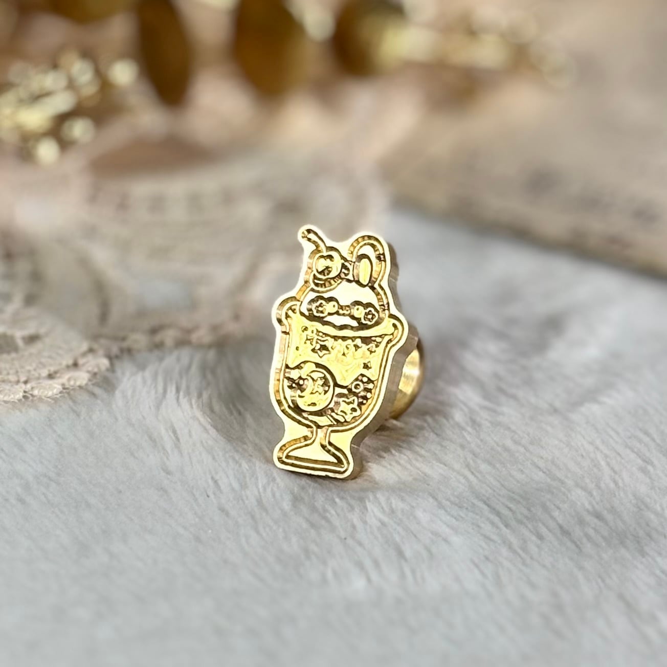 【縦28㎜×横16㎜】エクシムオリジナルヘッド ぱちぱちソーダ ウサギ