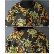 オリエンタル プリント柄 ワンピース  00361