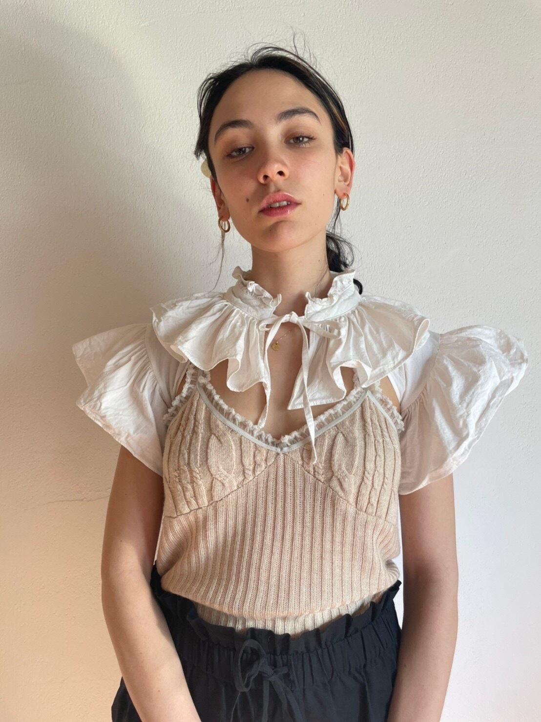 papier Louise blouse/white