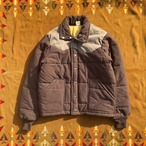 1980's DEADSTOCK Unitog Work Western Puffer Jacket/ Brown/M