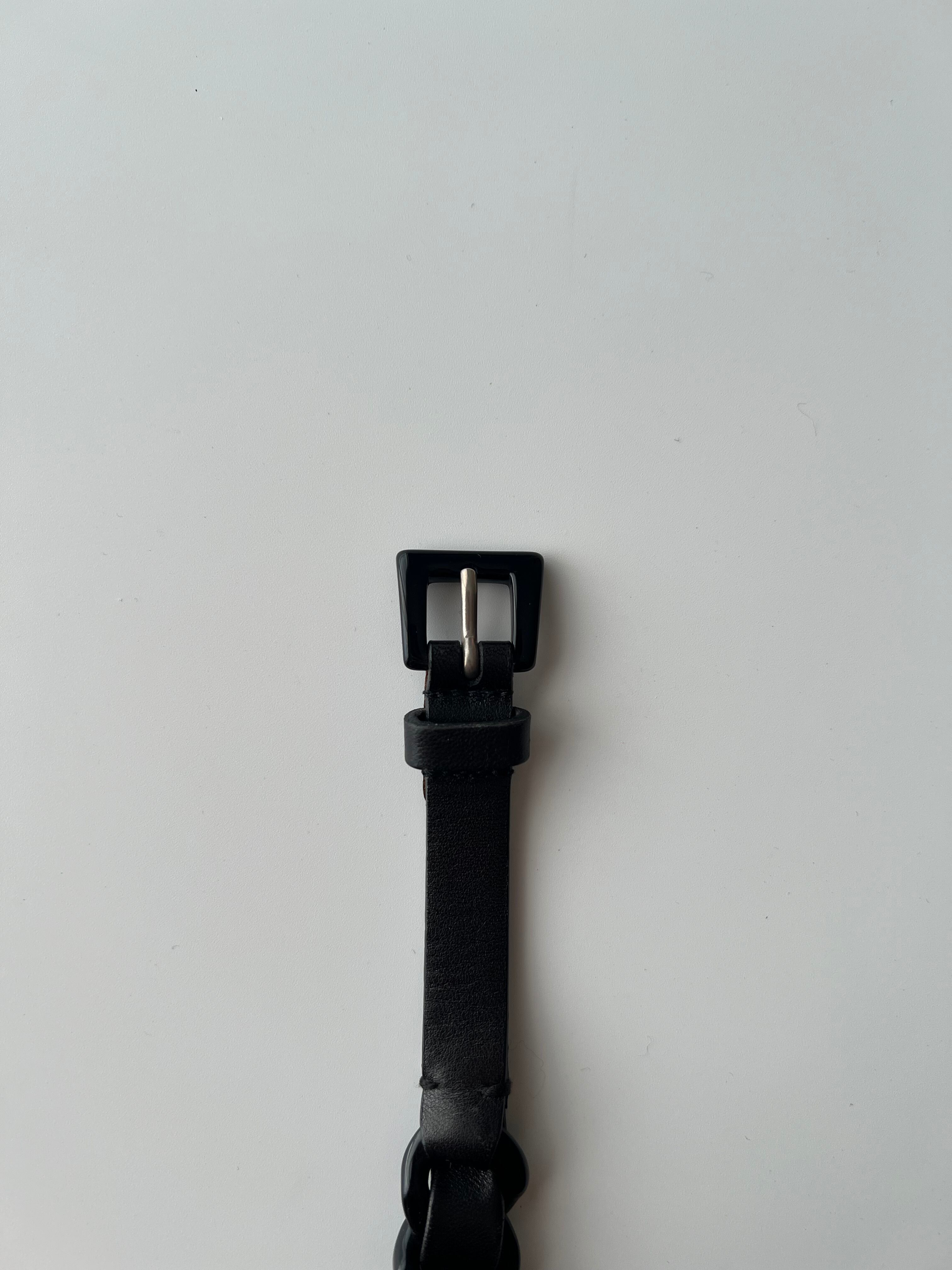 SS1996 PRADA PLASTIC DOCKING BELT | triptraproll