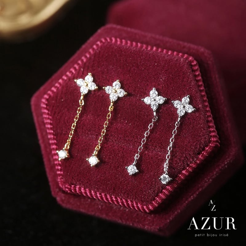 数量限定】フロレットタッセルピアス | AZUR Tokyo（アズールトーキョー）