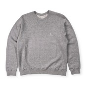 PAPAS パパス 両面Vガゼット プリント スウェット トレーナー サイズ 46 S /グレー/メンズ