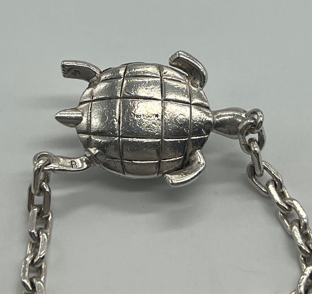 エルメス HERMES 亀 タートルモチーフチャーム キーホルダー ヴィンテージ
