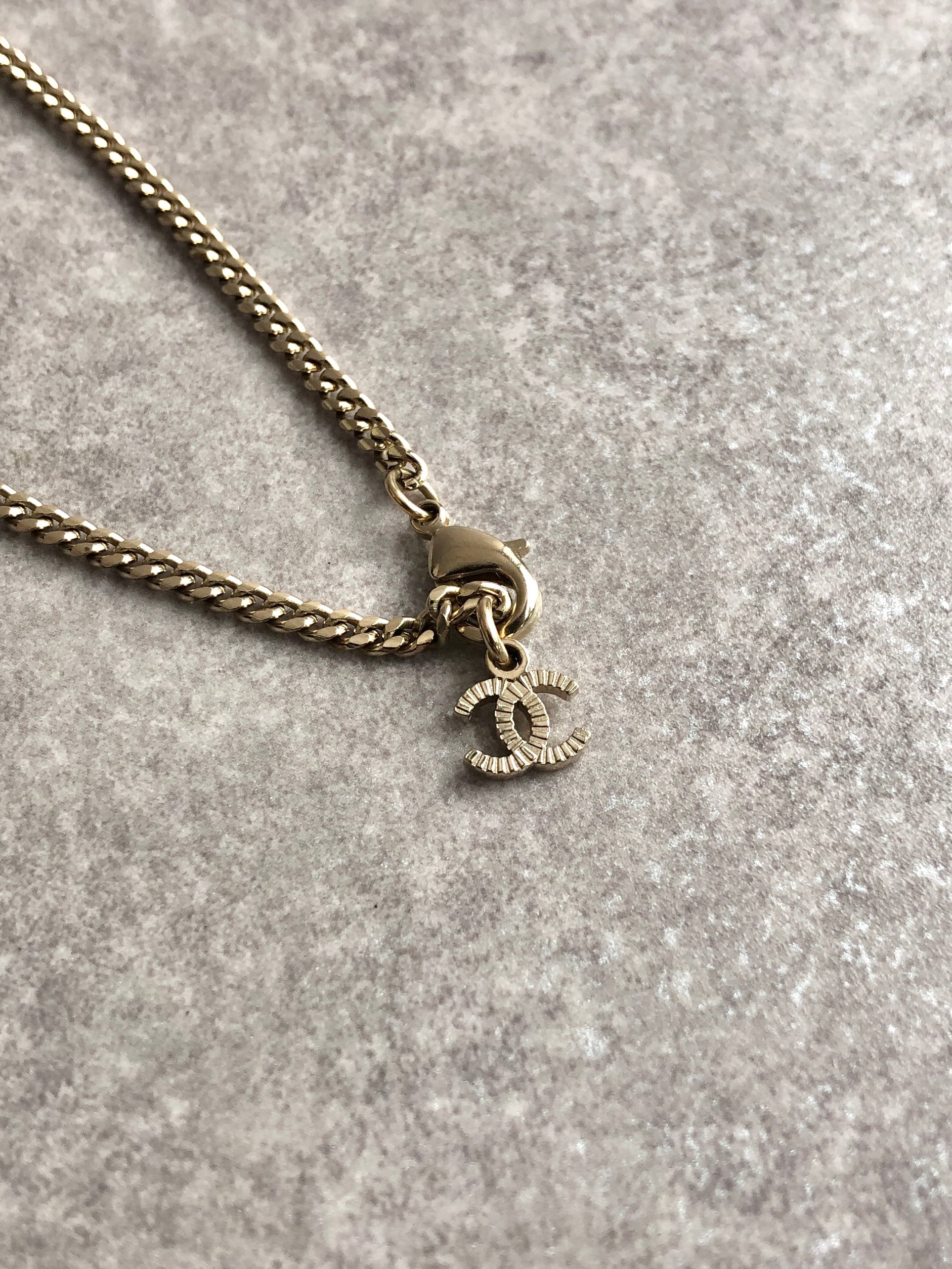 CHANEL シャネル ネックレス ゴールド ココマーク ストーン vintage