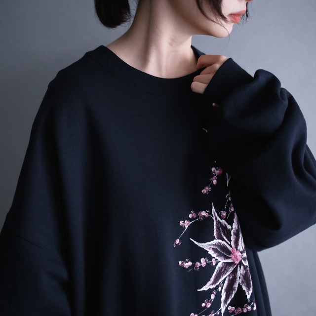 good flower printed XXX over size mode sweat