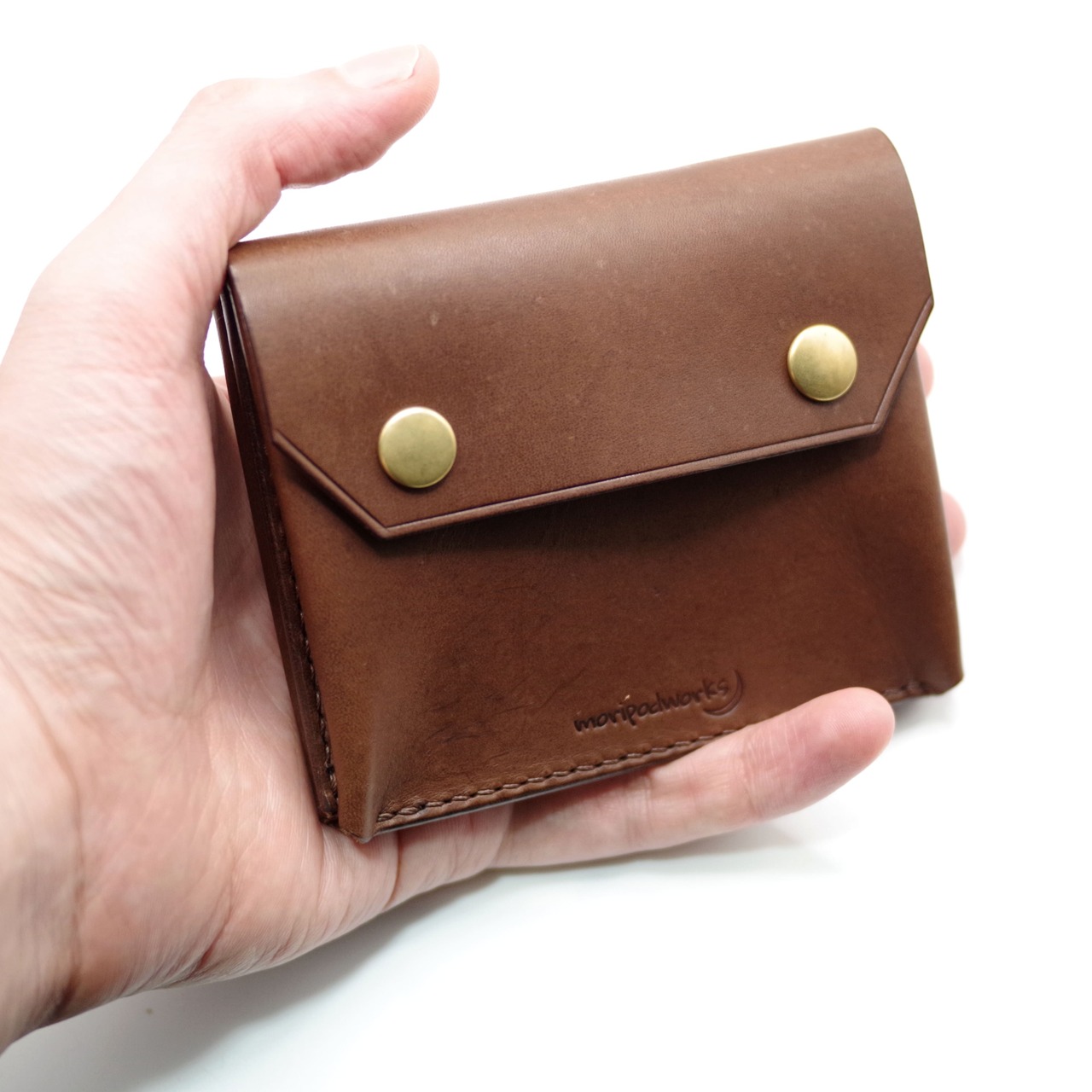 シンプル財布　ブラウン