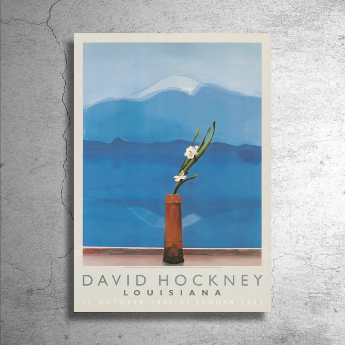 画家『デイヴィッド・ホックニー』デンマーク現代美術館制作ポスター-