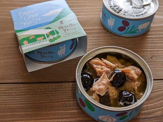 【ギフト用】モモ缶3個セット（送料込）｜山のウエノ豚オリジナル