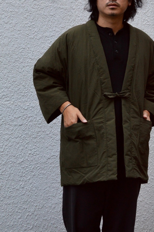 ZANTER 6771 REVERSIBLE DOWN HANTEN Made in Japan Down 90/10 800FILL ザンター 半纏 ハンテンダウン リバーシブル KHAKI