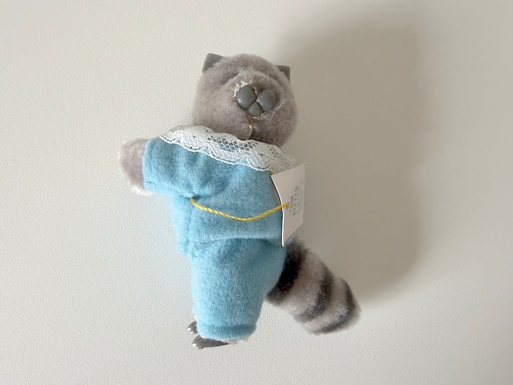 Eden社の'TOM KITTEN'のクリップぬいぐるみ / Eden 'Tom Kitten' clip-on plush toy