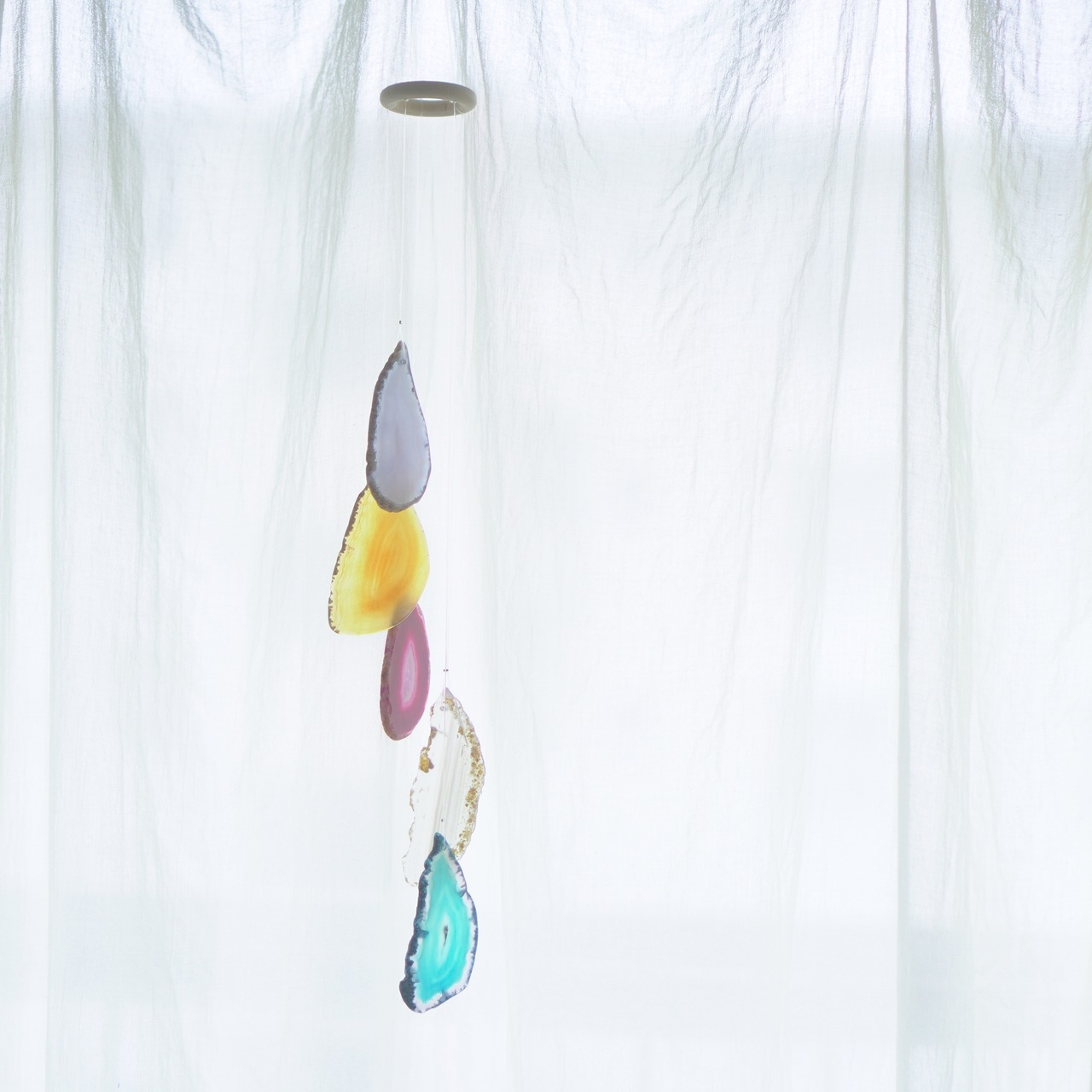 Anemone - アゲートヒーリングチャイム / Agate Sun Catcher Wind Chime 005