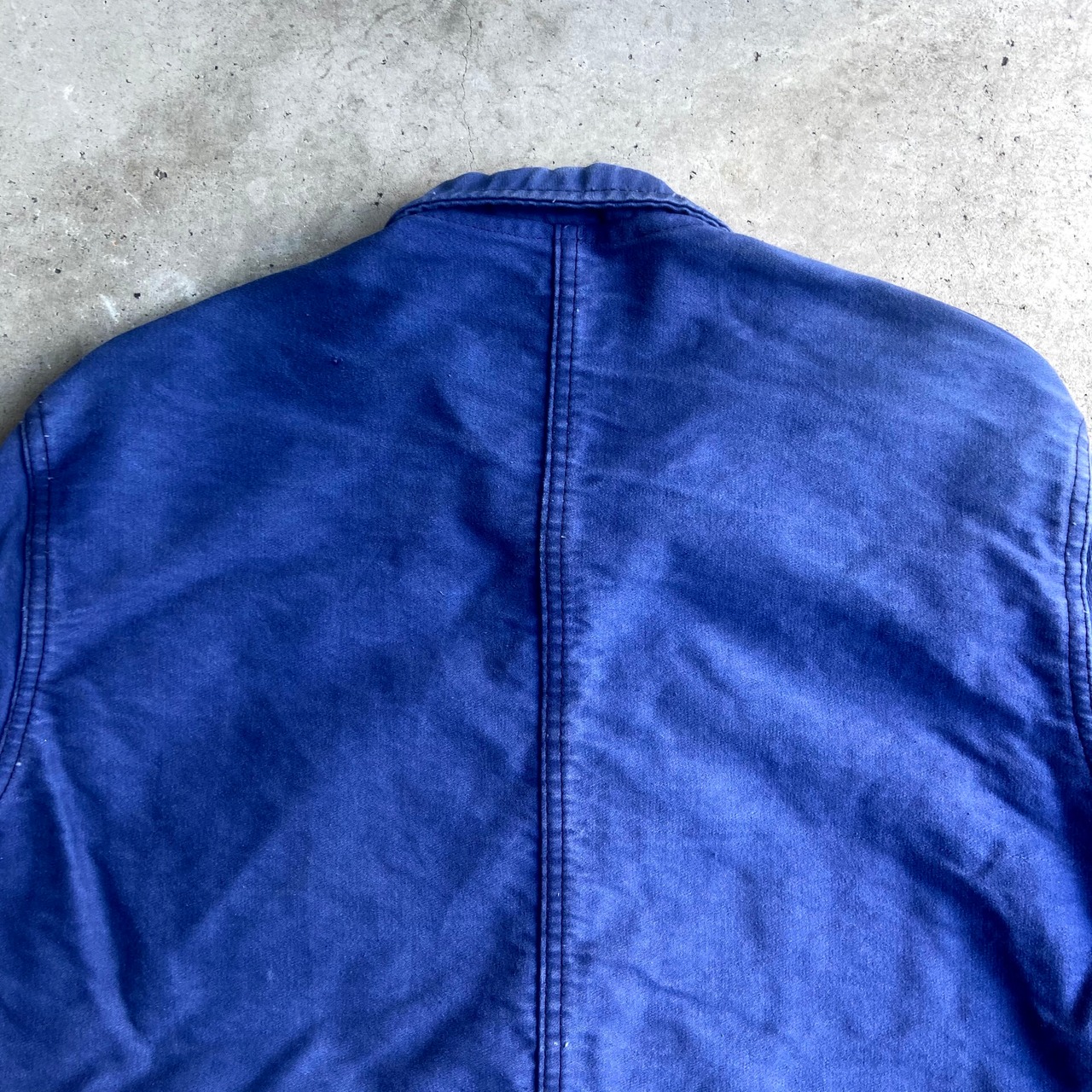 50〜60年代 フランス製 BOTTON VULLEFRANCHE ブルーモールスキン 