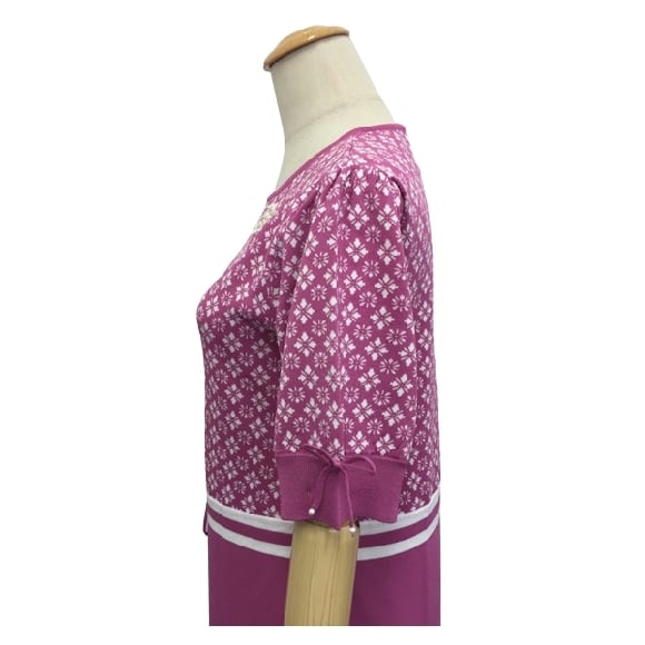 スーパービューティー ワンピース 2023年春夏 ジャガード編みウエスト