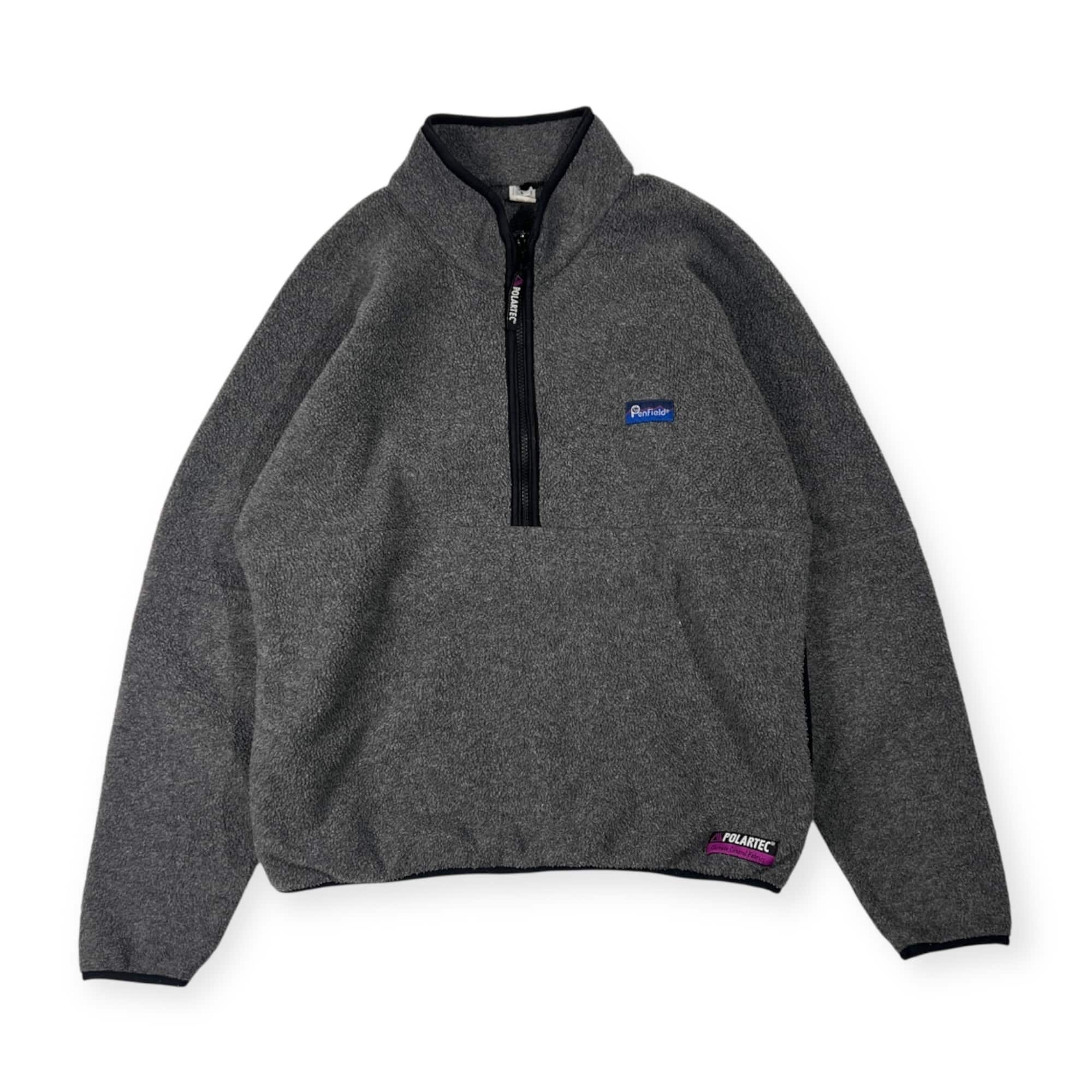 90s USA製 Penfield ペンフィールド POLARTEC ハーフジップ フリース