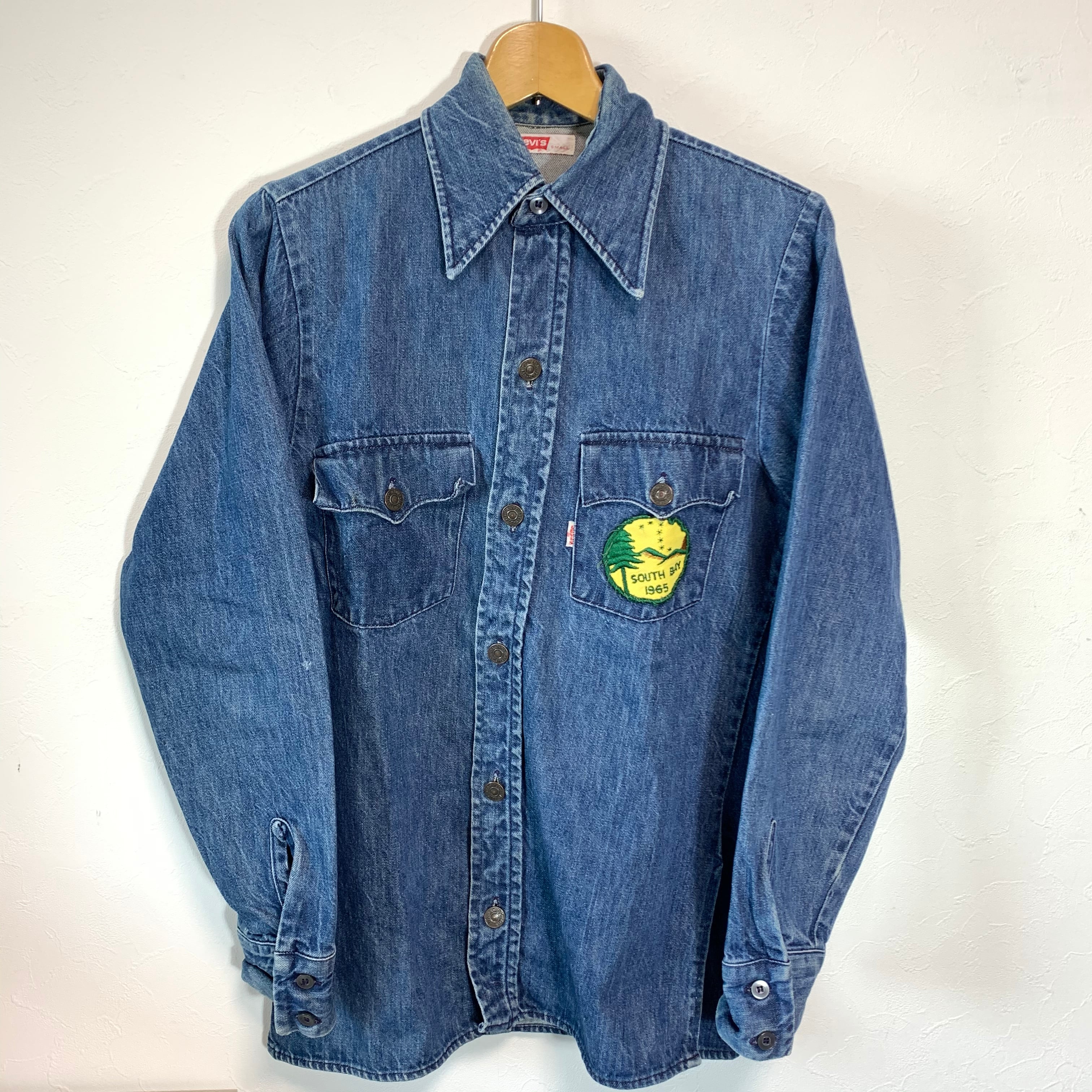リーバイス BIGE 60-70s ビンテージ デニムシャツ Levi's 刺繍 リーバイス BIGE 60-70s ビンテージ デニムシャツ Levi's 刺繍