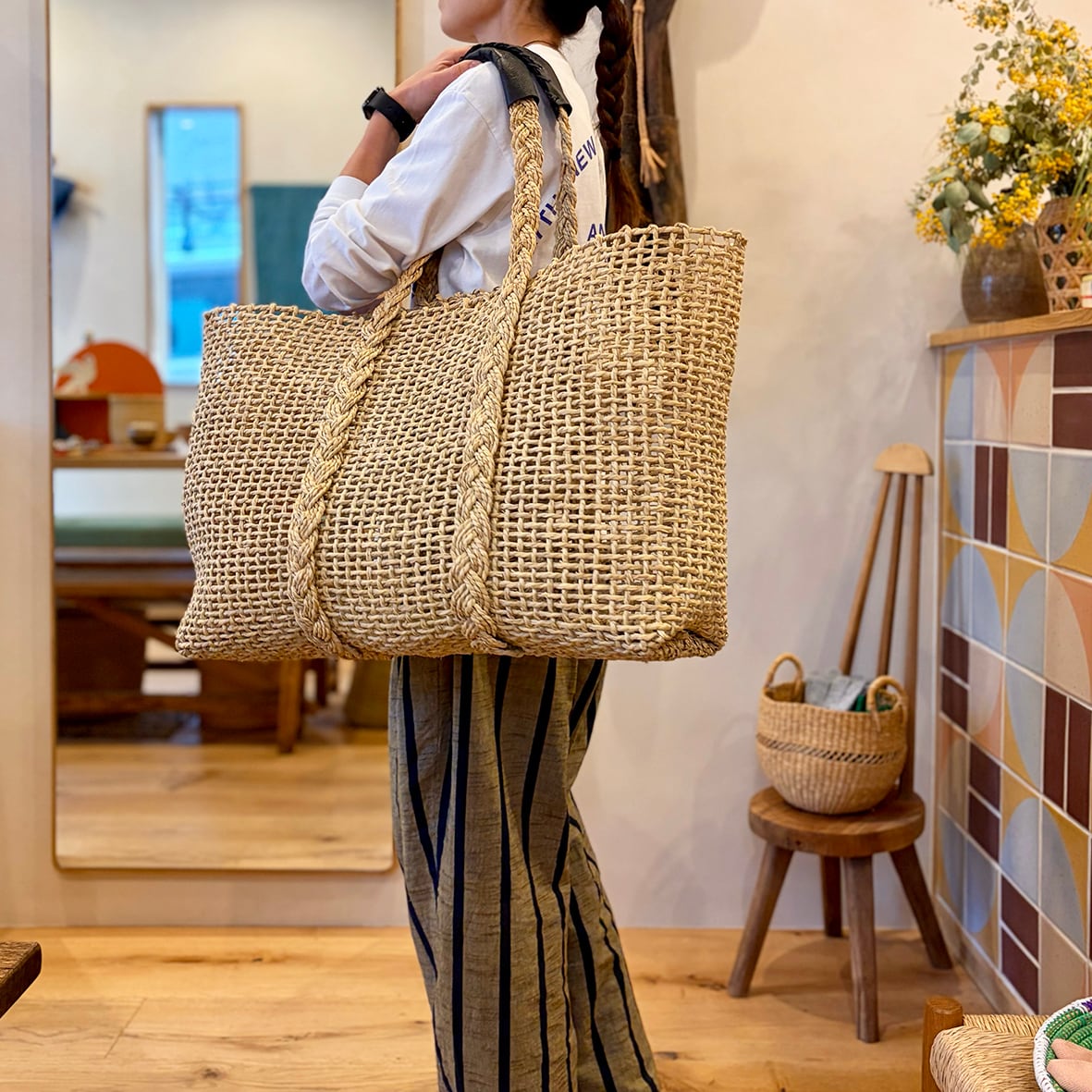 須波亨商店 over-sized いかごバッグ | millvalley