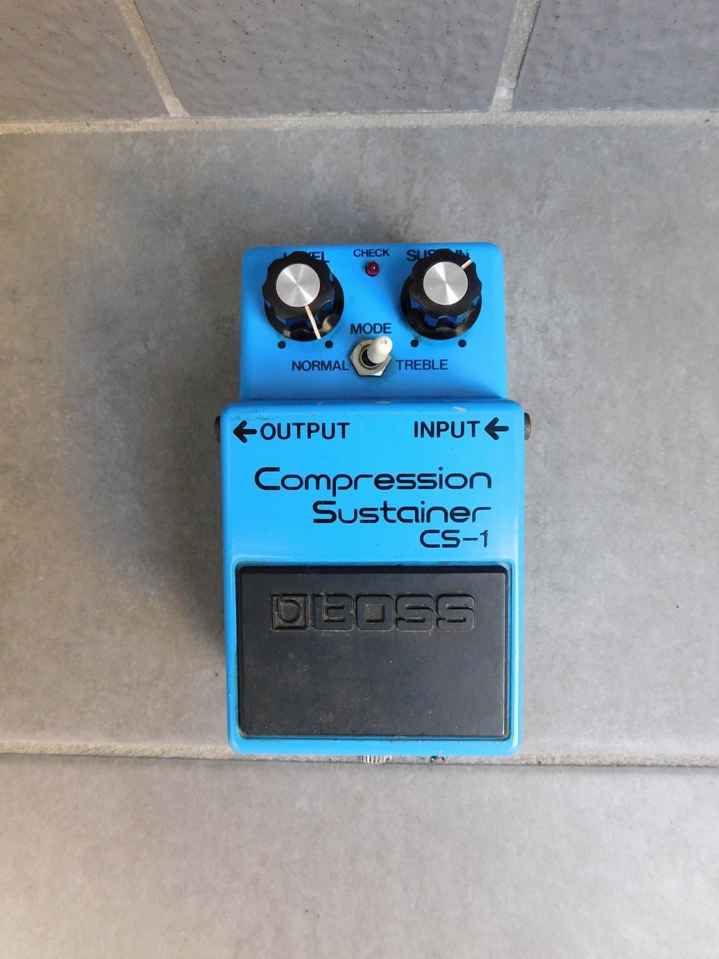 中古 BOSS ボス CS-1 Compression Sustainer コンプレッサー 銀ネジ