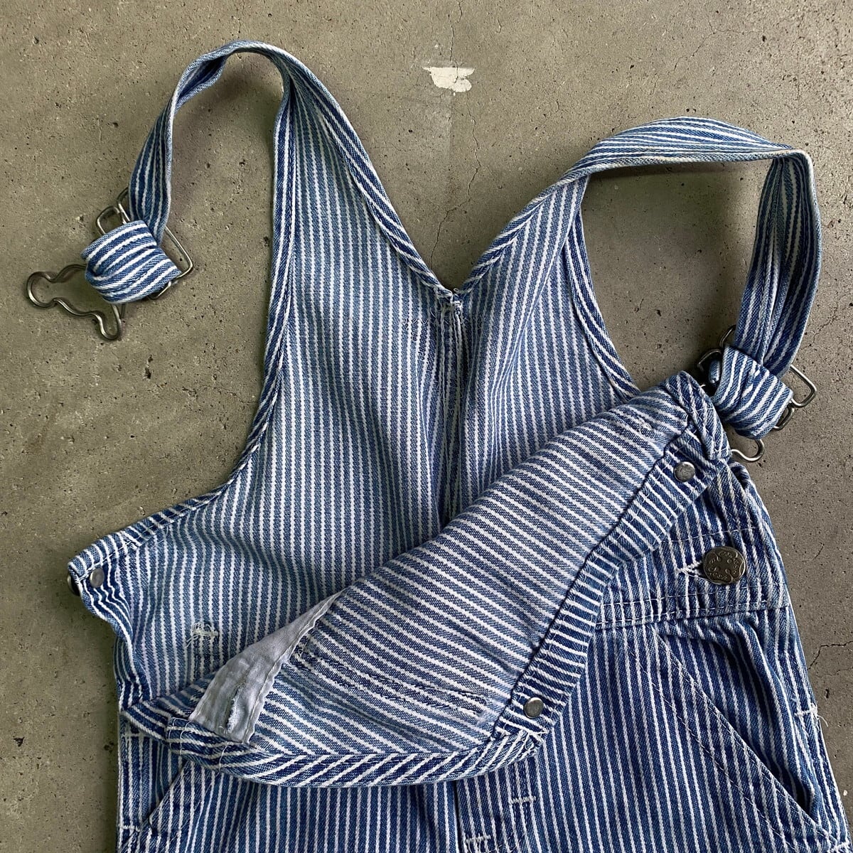 オシュコシュ ターコイズストライプ ヒッコリー セット うす 