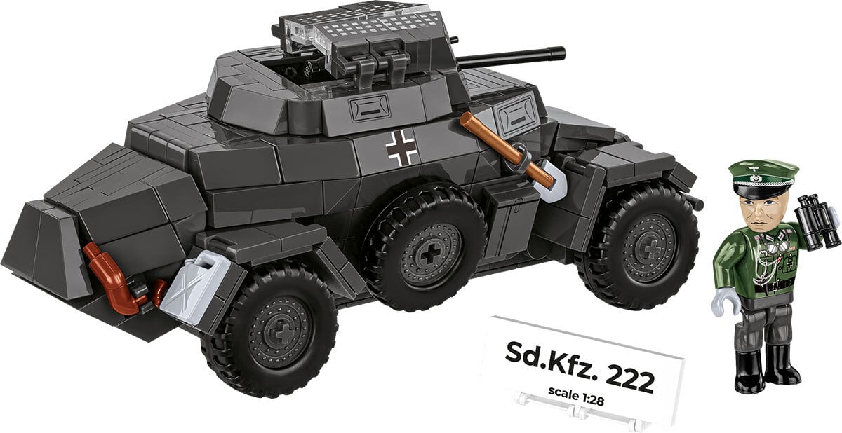 COBI #2657 Sd.Kfz. 222 (4輪装甲車) | ミリタリーブロック公式
