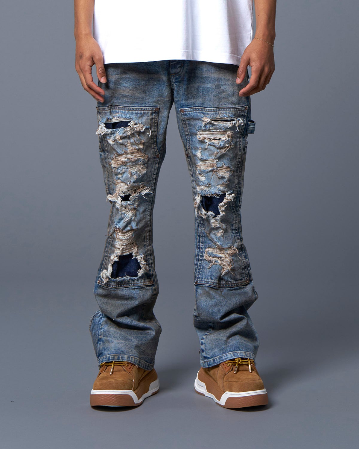 MLVINCE / DOUBLE KNEE JEANS | HOLICK