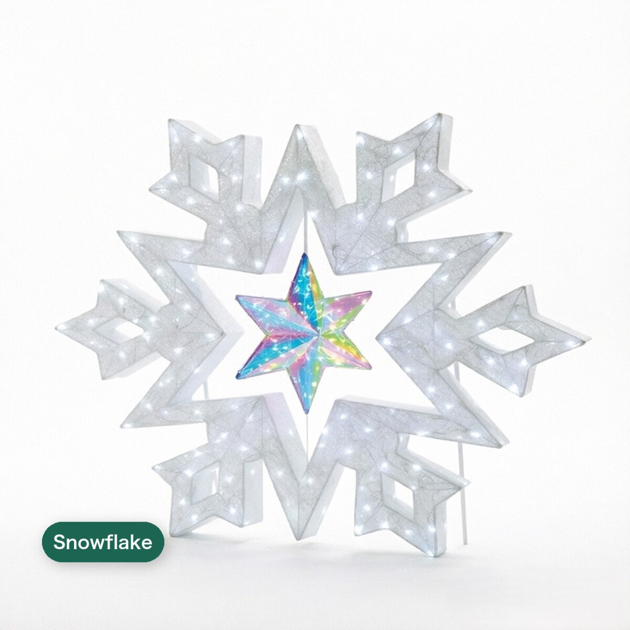 雪の結晶 イルミネーション 120cm