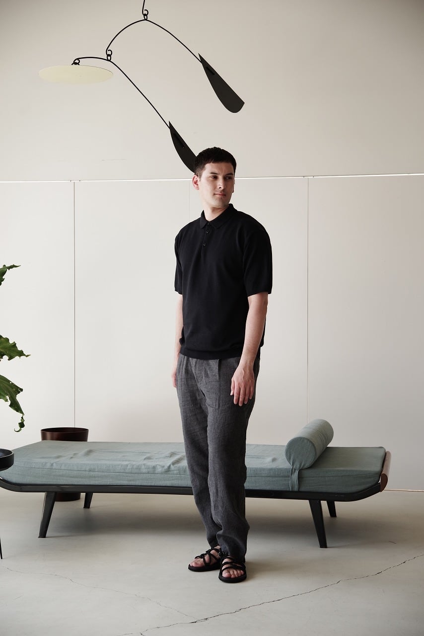 Giza Cotton Knitted Polo S/S