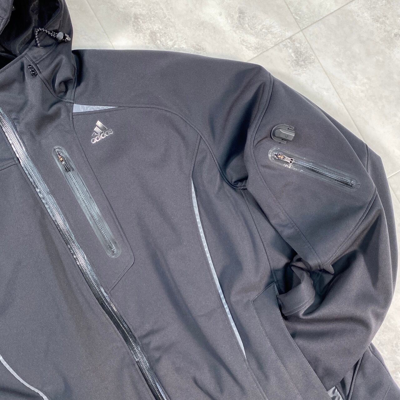 y2k adidas tech fleece jacket