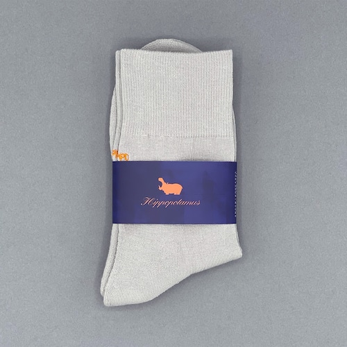 【Hippopotamus】HIPPO socks SILVER GREY