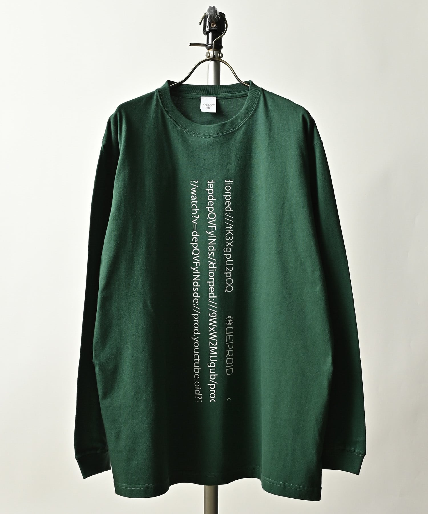 DEPROID×Itaru Pudding girl L/S TEE (GRN) DP-246 | DEPROID OFFICIAL EC