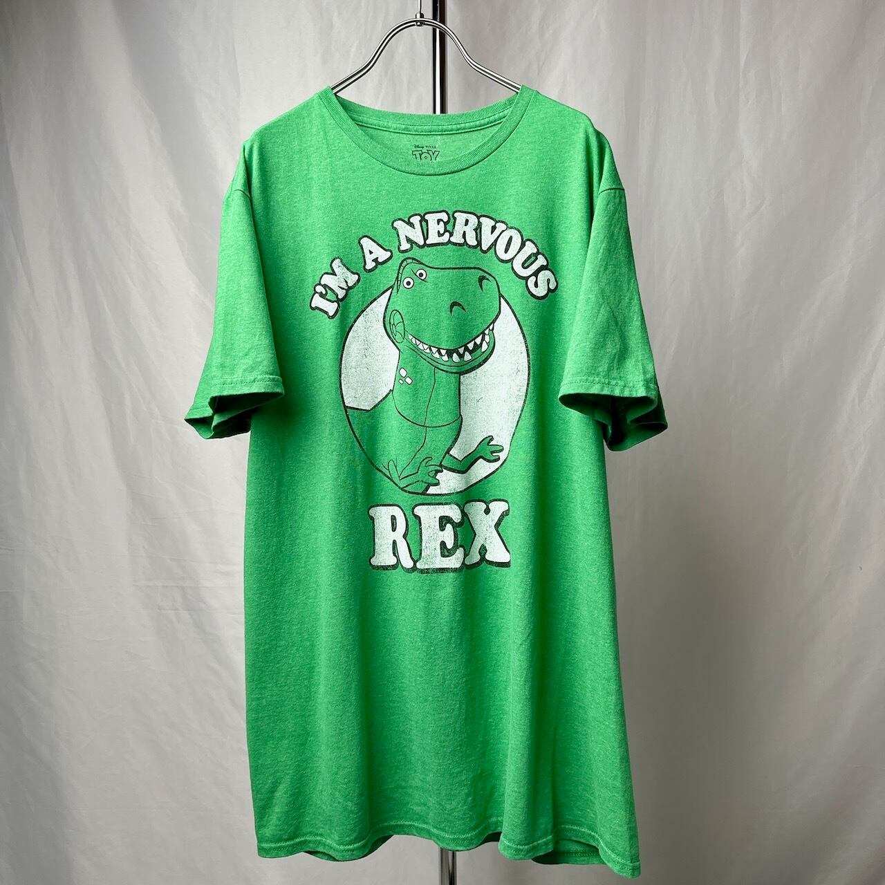 TOY STORY レックス サイズ：L キャラクター Tシャツ 半袖 緑 古着 | RUFFY